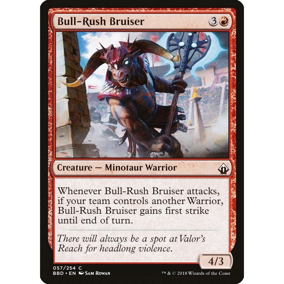 Image for Bull-Rush Bruiser (57) (BBD) - Magic: The Gathering