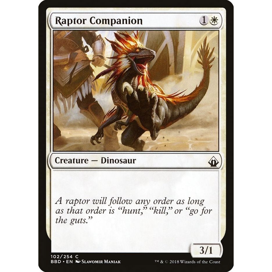 Image for Raptor Companion (102) (BBD) - Magic: The Gathering