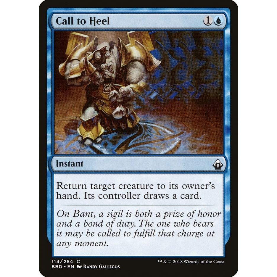 Image for Call to Heel (114) (BBD) - Magic: The Gathering