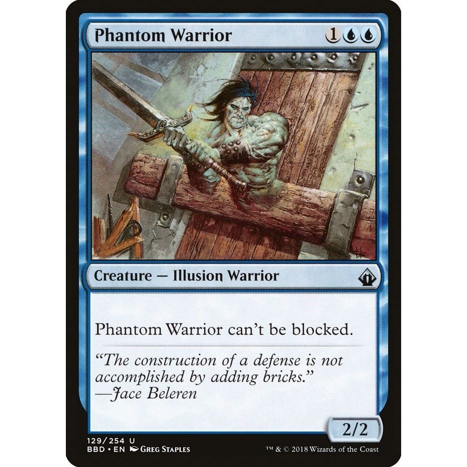 Image for Phantom Warrior (129) (BBD) - Magic: The Gathering