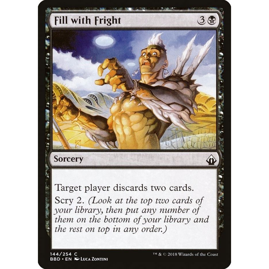 Image for Fill with Fright (144) (BBD) - Magic: The Gathering