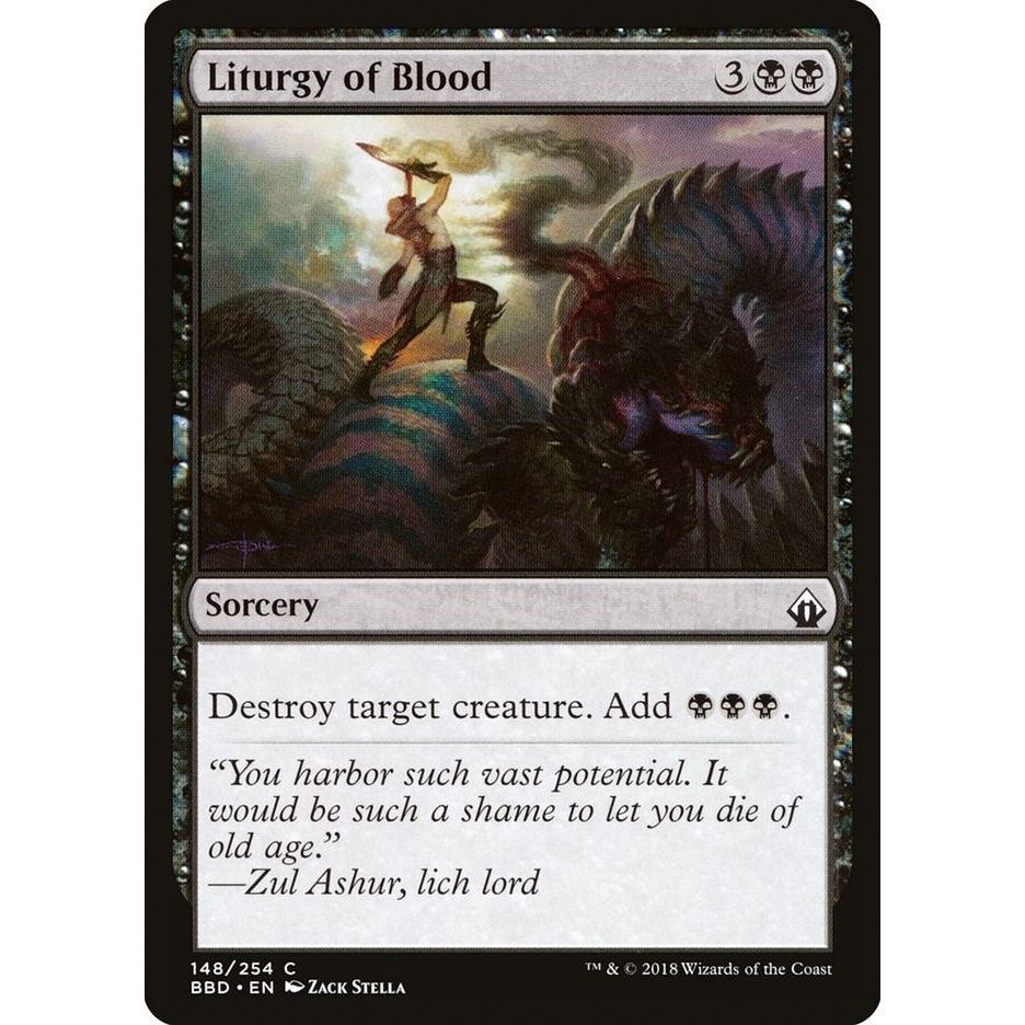 Image for Liturgy of Blood (148) (BBD) - Magic: The Gathering