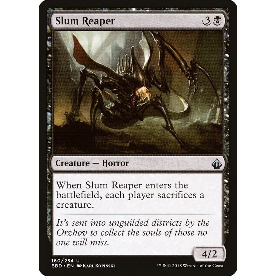 Image for Slum Reaper (160) (BBD) - Magic: The Gathering