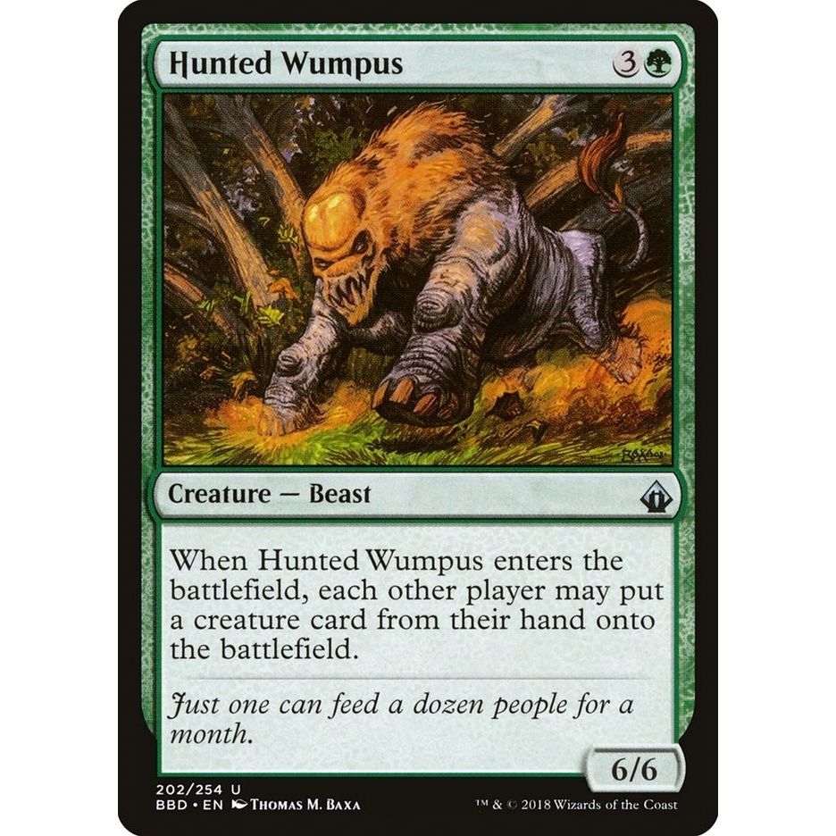 Image for Hunted Wumpus (202) (BBD) - Magic: The Gathering