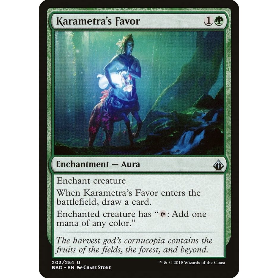 Image for Karametra's Favor (203) (BBD) - Magic: The Gathering