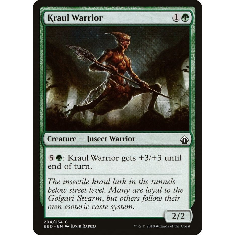 Image for Kraul Warrior (204) (BBD) - Magic: The Gathering
