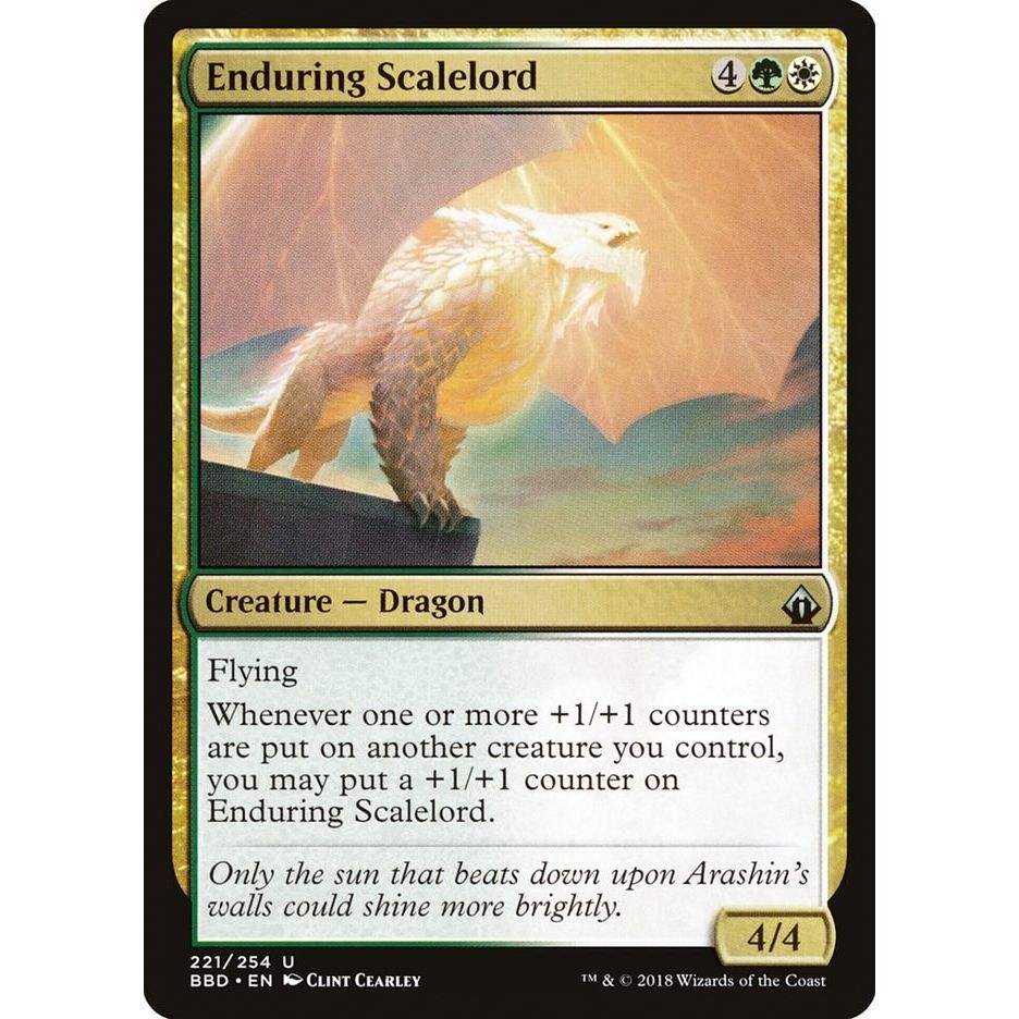 Image for Enduring Scalelord (221) (BBD) - Magic: The Gathering