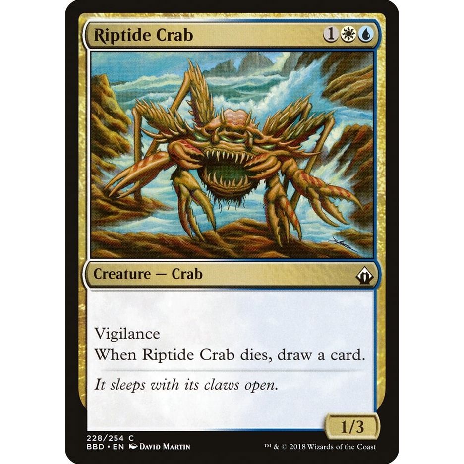 Image for Riptide Crab (228) (BBD) - Magic: The Gathering