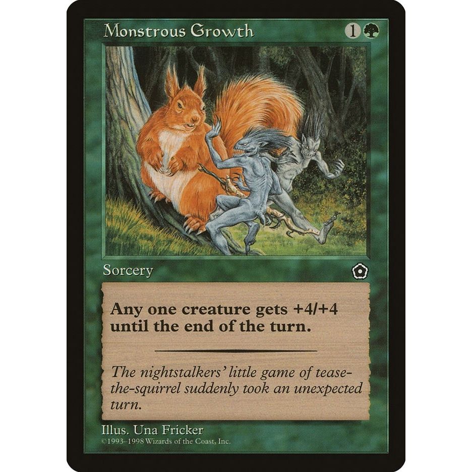 Image for Monstrous Growth (P02) - Magic: The Gathering
