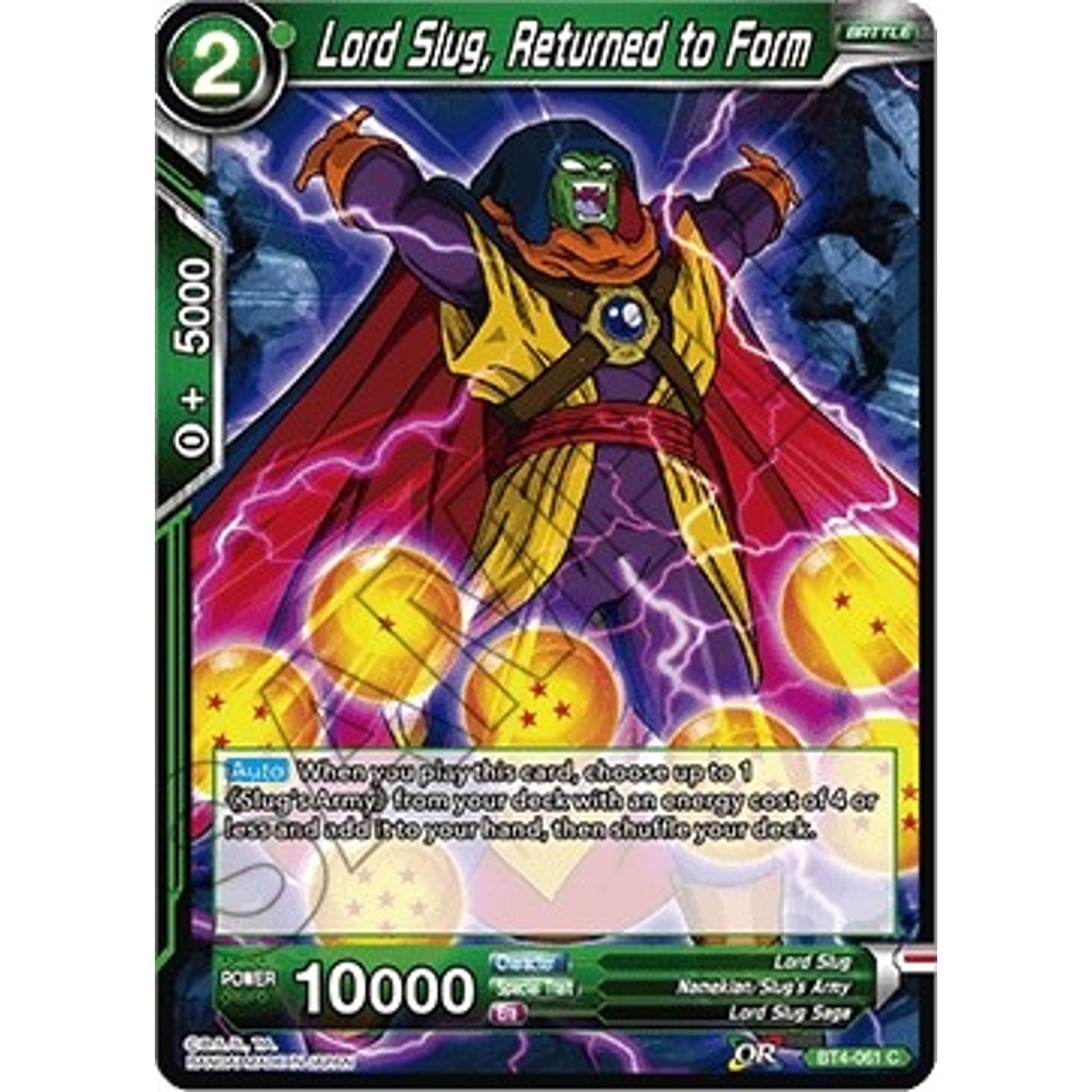 Image for Lord Slug, Returned to Form (BT4-061) (DBS-B04) - Dragon Ball Super: Masters
