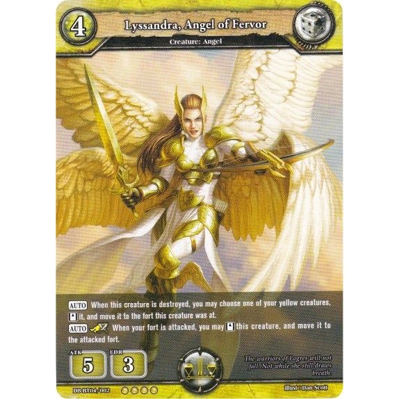 Image for Lyssandra, Angel of Fervor (DB-BT04/002) (BP04) - Dragoborne