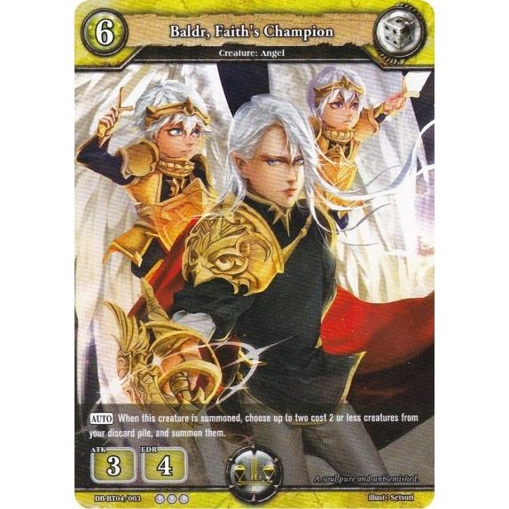 Image for Baldr, Faith's Champion (DB-BT04/003) (BP04) - Dragoborne