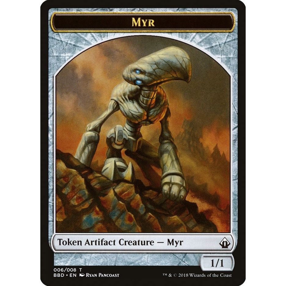 Image for Myr Token (6) (BBD) - Magic: The Gathering