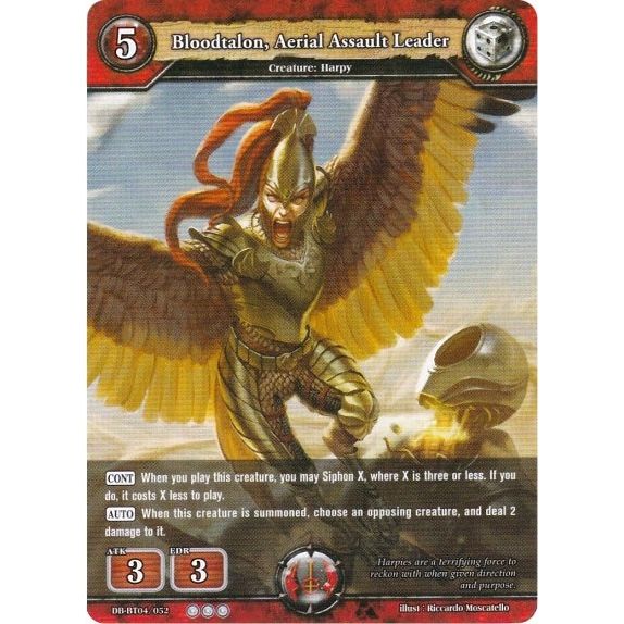 Image for Bloodtalon, Aerial Assault Leader (DB-BT04/052) (BP04) - Dragoborne
