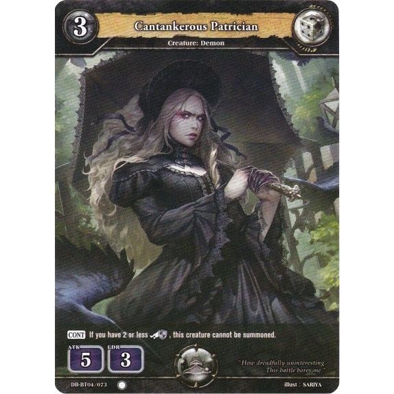 Image for Cantankerous Patrician (DB-BT04/073) (BP04) - Dragoborne