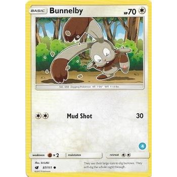 Image for Bunnelby (4) (87/111) (SMK2) - Pokemon
