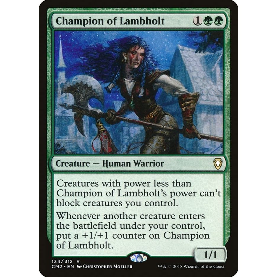 Image for Champion of Lambholt (134) (CM2) - Magic: The Gathering