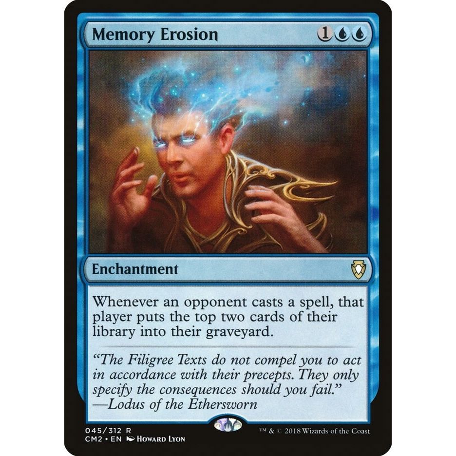 Image for Memory Erosion (45) (CM2) - Magic: The Gathering
