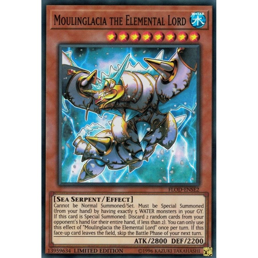 Image for Moulinglacia the Elemental Lord (FLOD-ENSE2) (FLOD) - YuGiOh