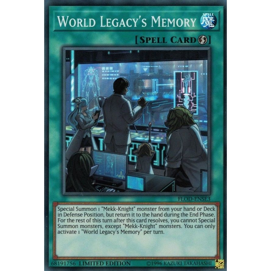 Image for World Legacy's Memory (FLOD-ENSE3) (FLOD) - YuGiOh