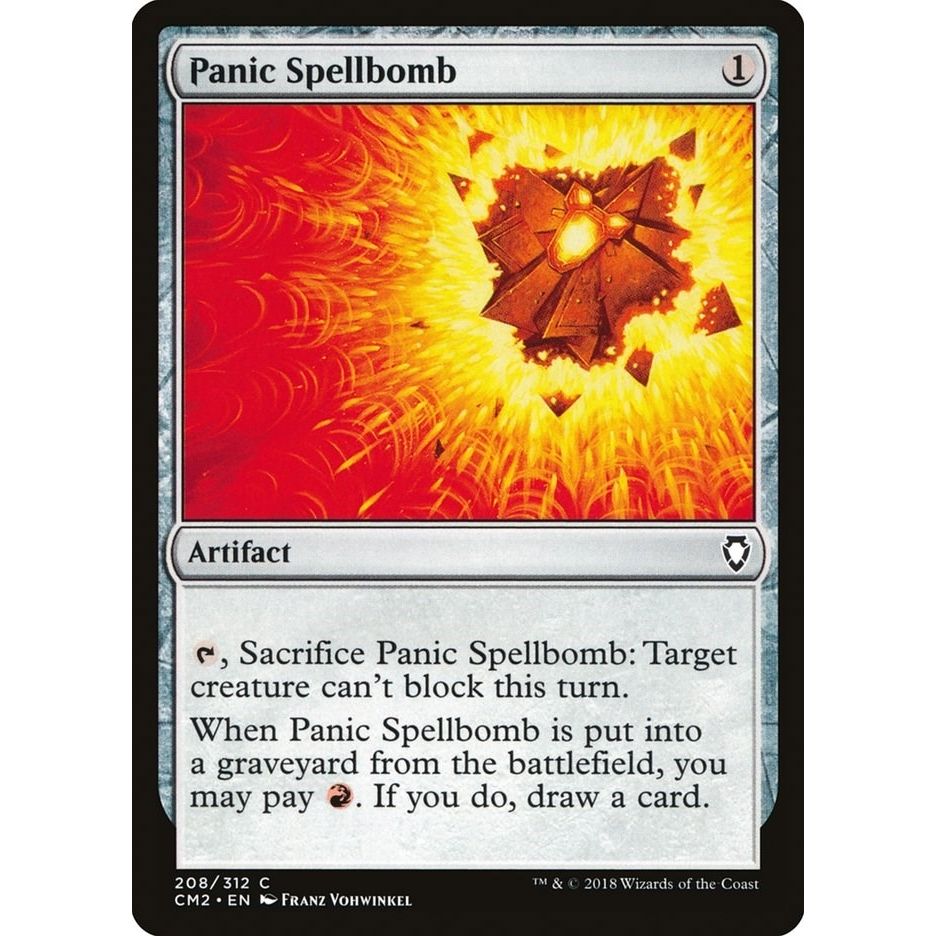 Image for Panic Spellbomb (208) (CM2) - Magic: The Gathering