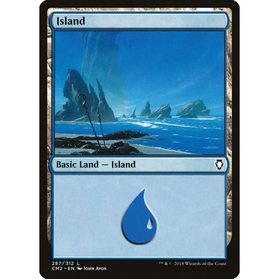 Image for Island (287) (287) (CM2) - Magic: The Gathering