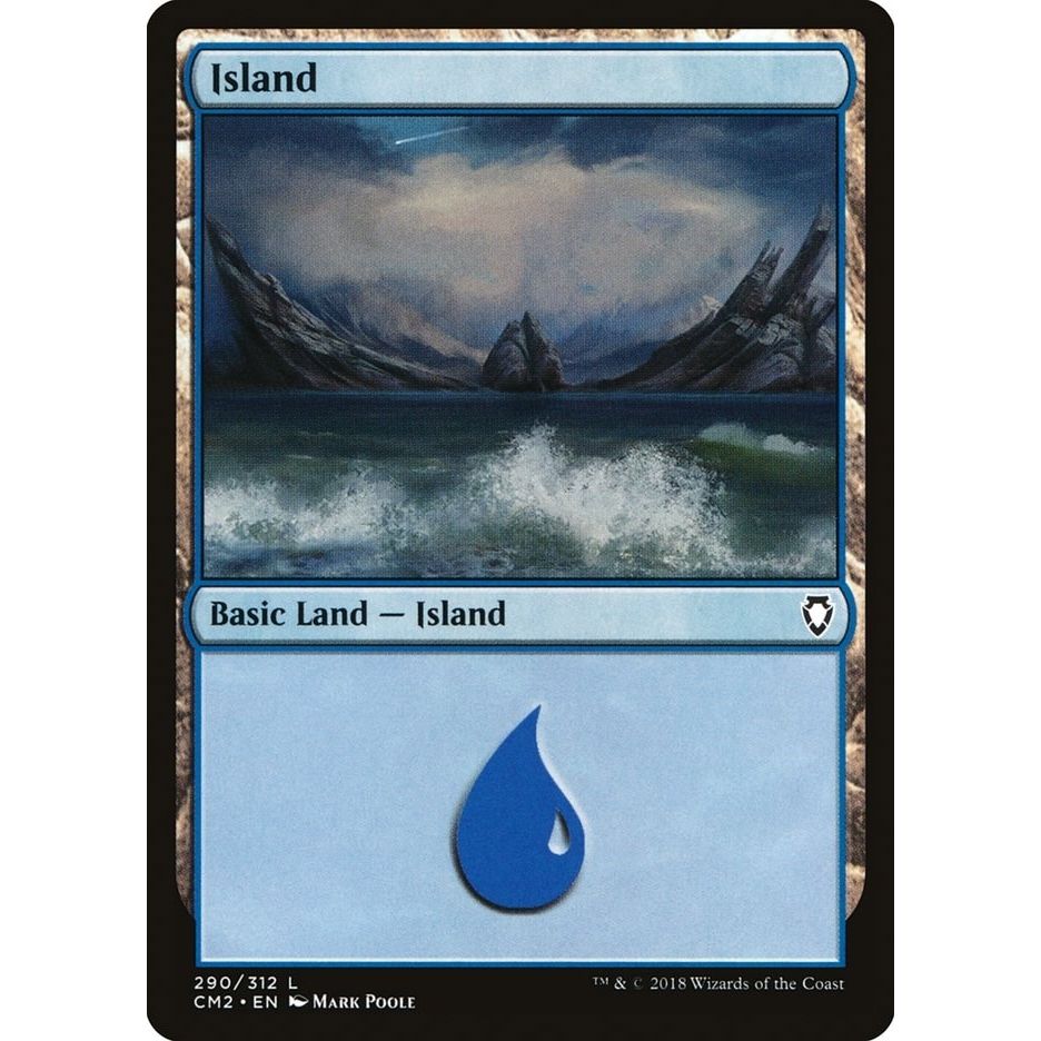 Image for Island (290) (290) (CM2) - Magic: The Gathering