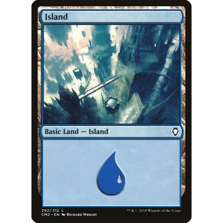 Image for Island (292) (292) (CM2) - Magic: The Gathering