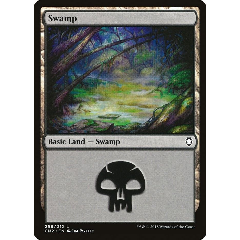 Image for Swamp (296) (296) (CM2) - Magic: The Gathering