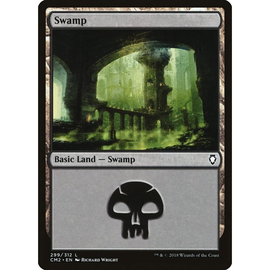 Image for Swamp (299) (299) (CM2) - Magic: The Gathering