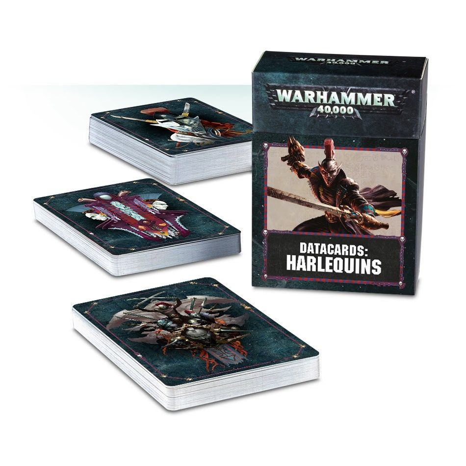 Image for Warhammer: 40K - Datacards: Harlequins - Warhammer Game Accessories