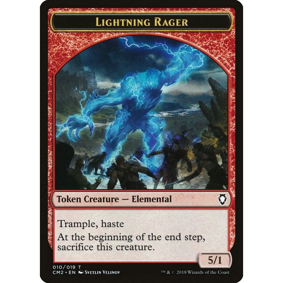Image for Lightning Rager Token (10) (CM2) - Magic: The Gathering