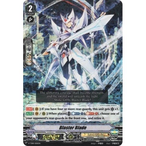 Image for Blaster Blade (Alternate Art RRR Foil) (V-TD01/005EN) (V-TD01) - Cardfight Vanguard