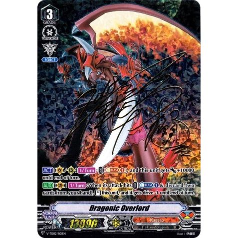 Image for Dragonic Overlord (SP) (V-TD02/S01EN) (V-TD02) - Cardfight Vanguard