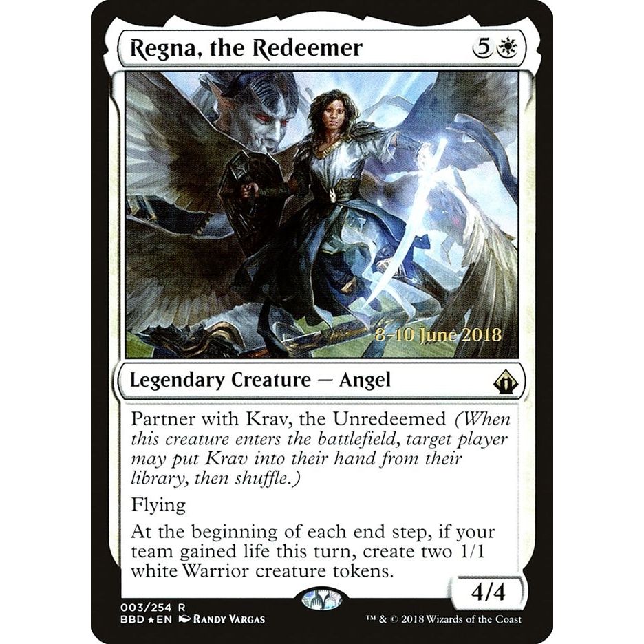 Image for Regna, the Redeemer (3) (LARP) - Magic: The Gathering