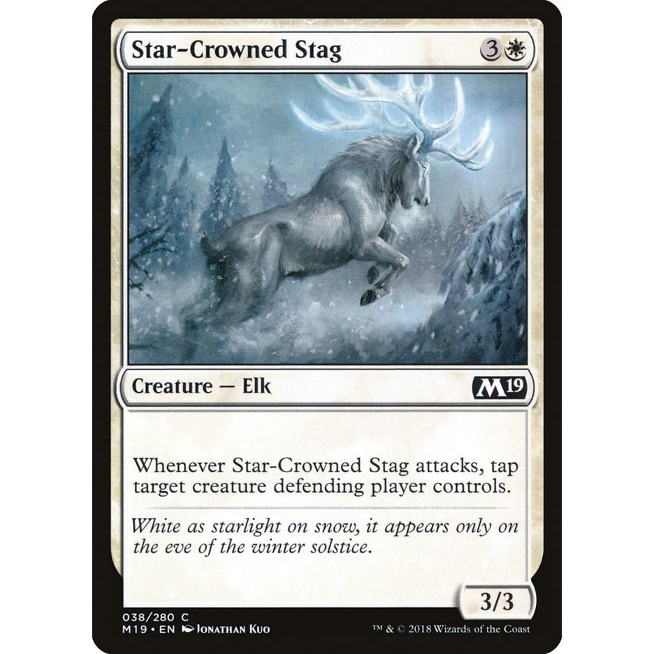 Image for Star-Crowned Stag (38) (M19) - Magic: The Gathering