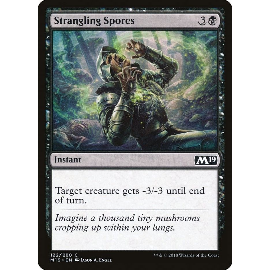 Image for Strangling Spores (122) (M19) - Magic: The Gathering