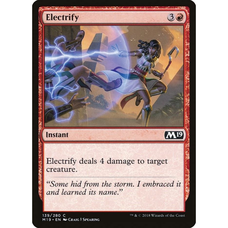 Image for Electrify (139) (M19) - Magic: The Gathering
