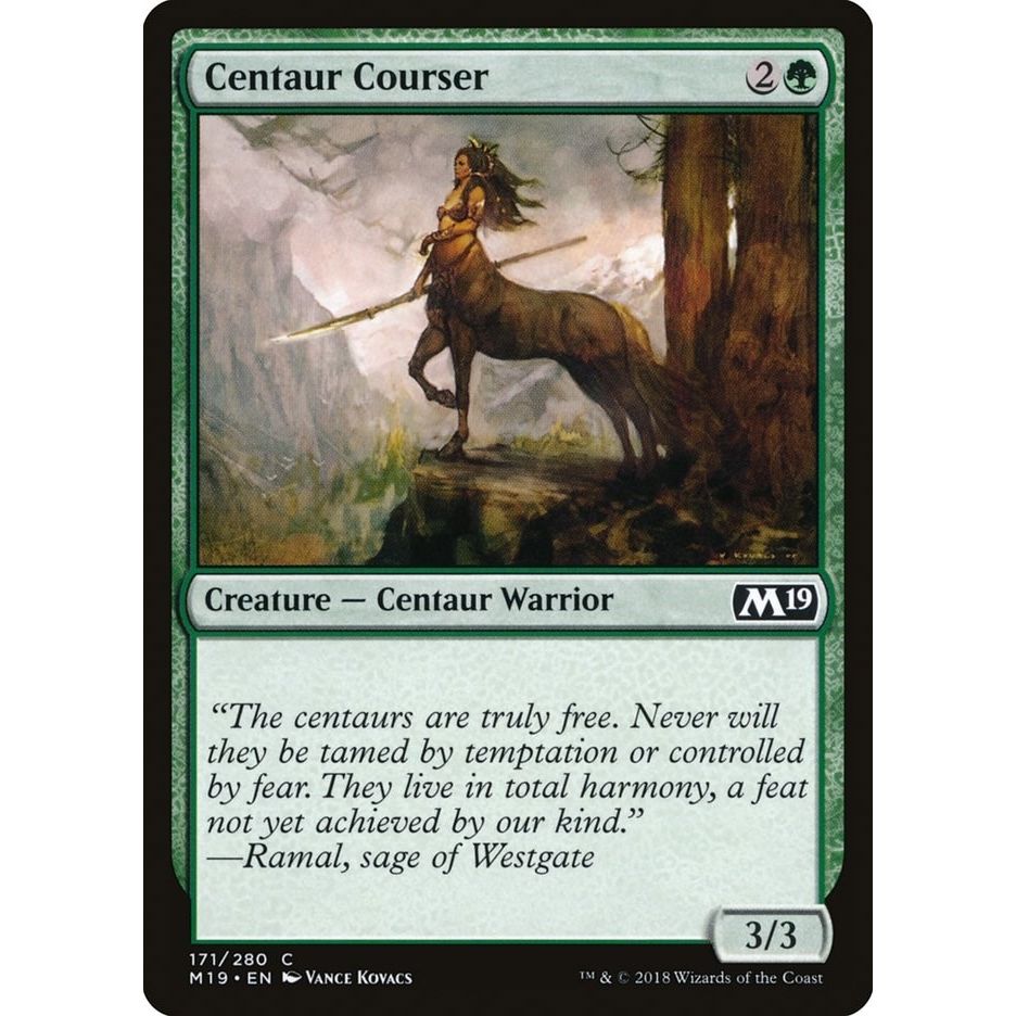 Image for Centaur Courser (171) (M19) - Magic: The Gathering