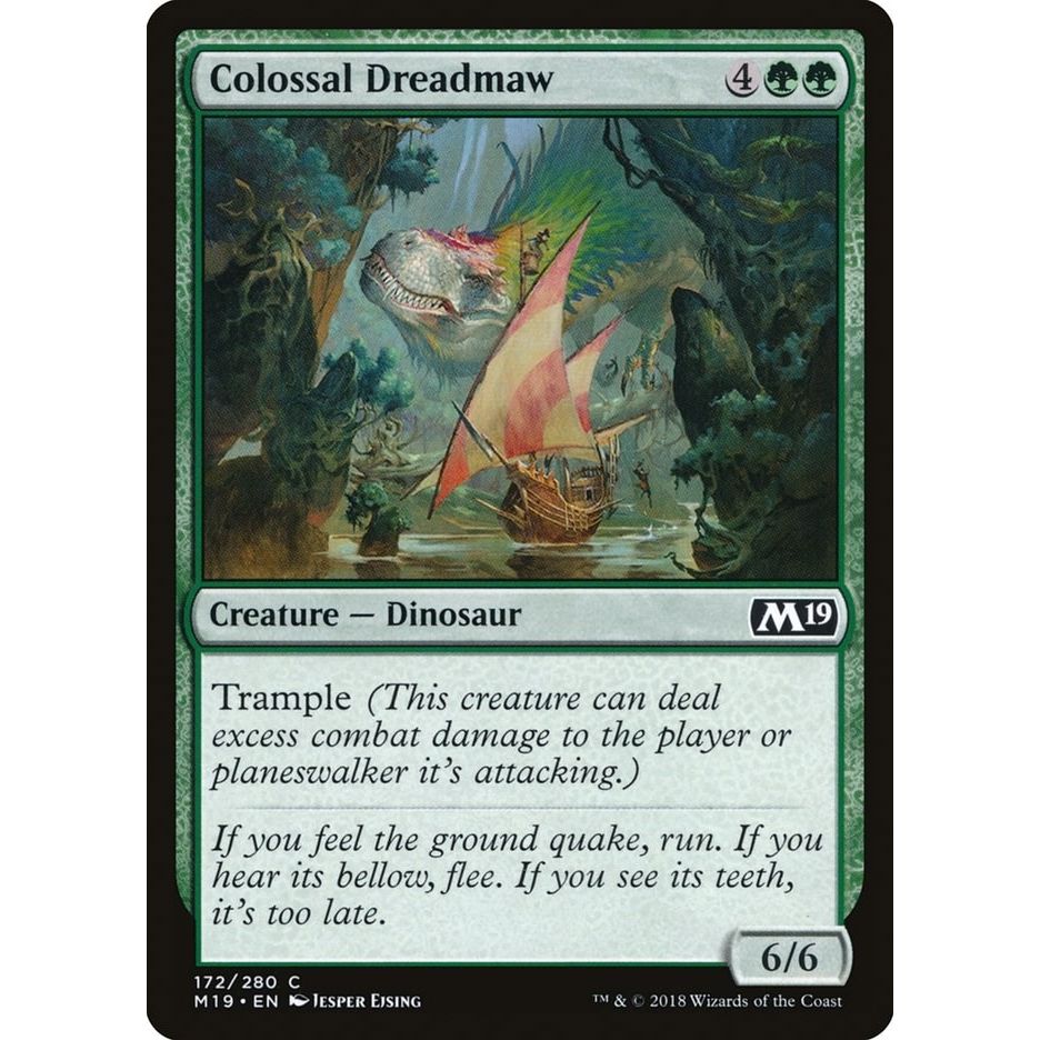 Image for Colossal Dreadmaw (172) (M19) - Magic: The Gathering