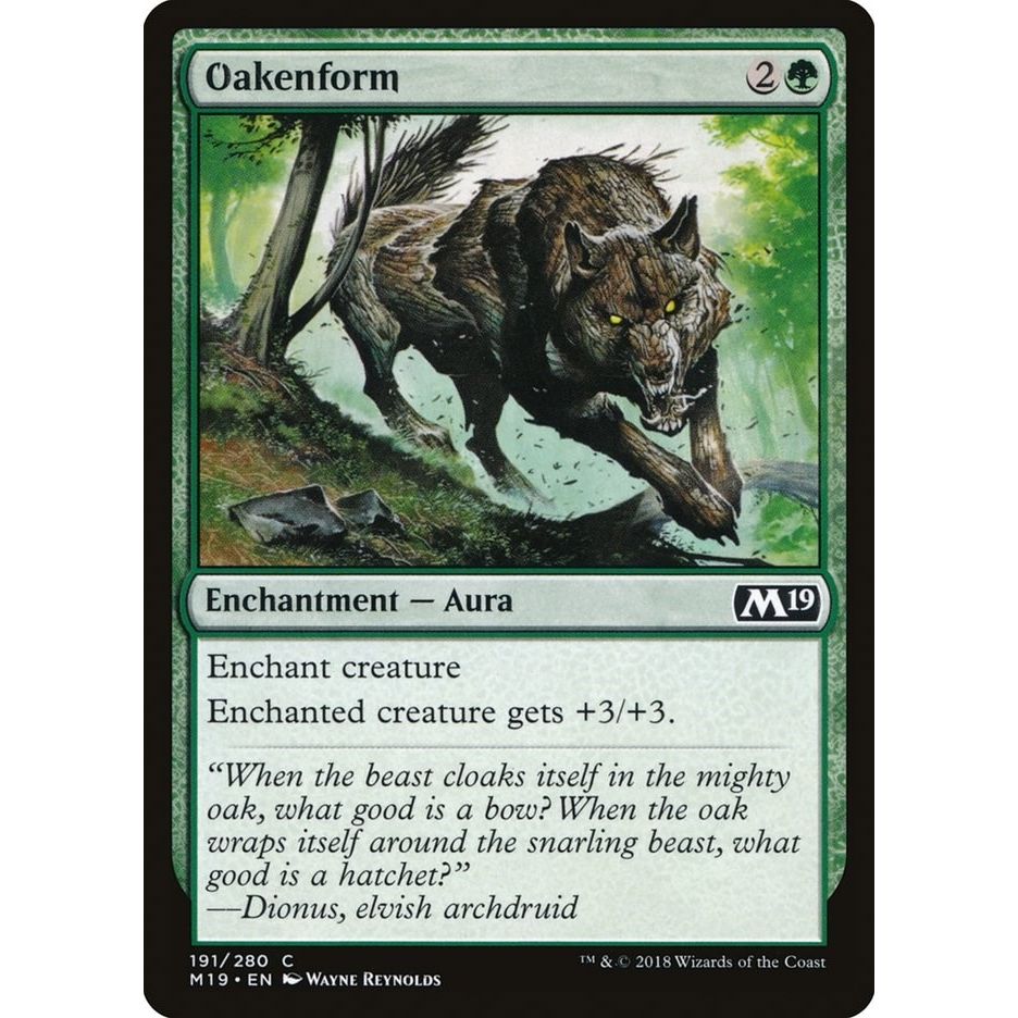 Image for Oakenform (191) (M19) - Magic: The Gathering
