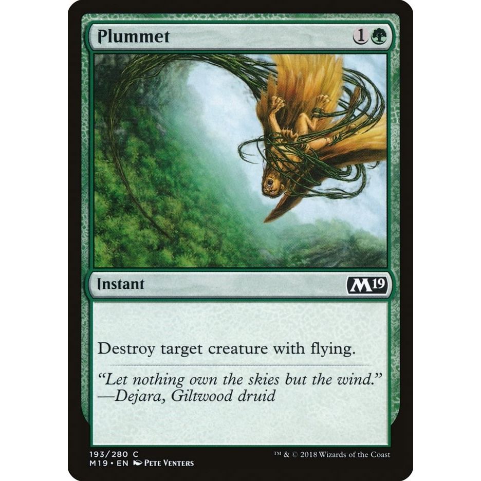 Image for Plummet (193) (M19) - Magic: The Gathering