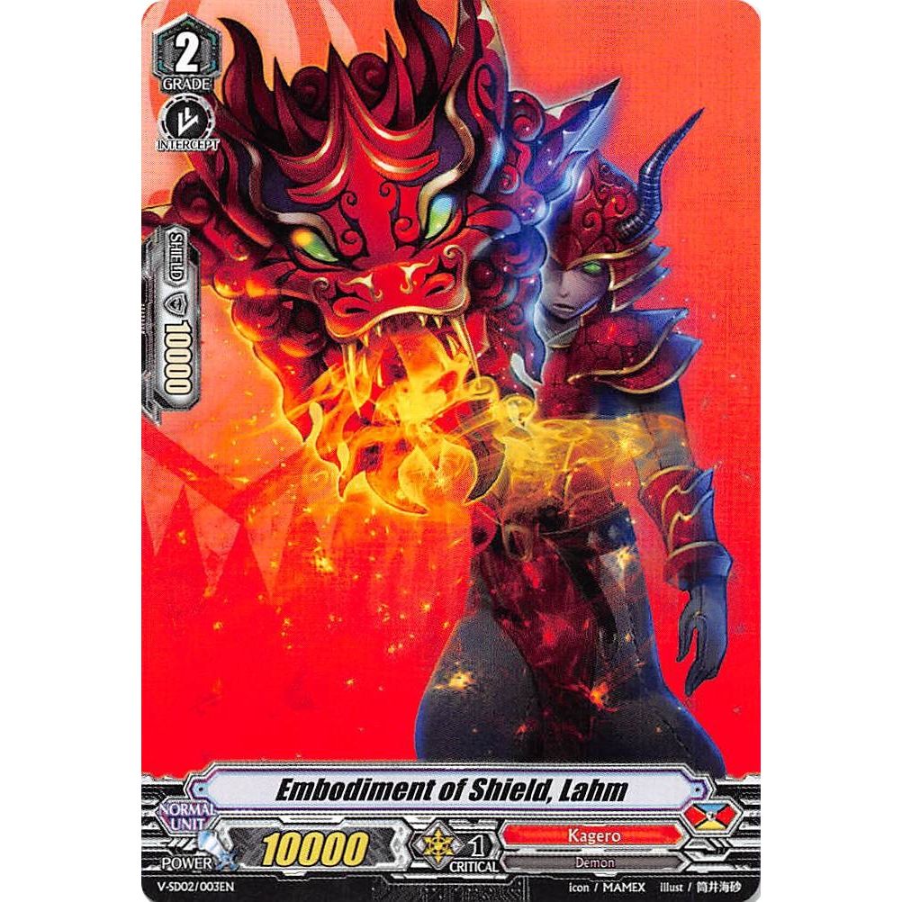 Image for Embodiment of Shield, Lahm (V-SD02/003EN) (V-SD02) - Cardfight Vanguard