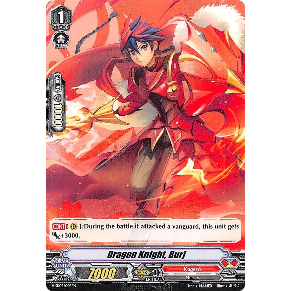 Image for Dragon Knight, Burj (V-SD02/008EN) (V-SD02) - Cardfight Vanguard