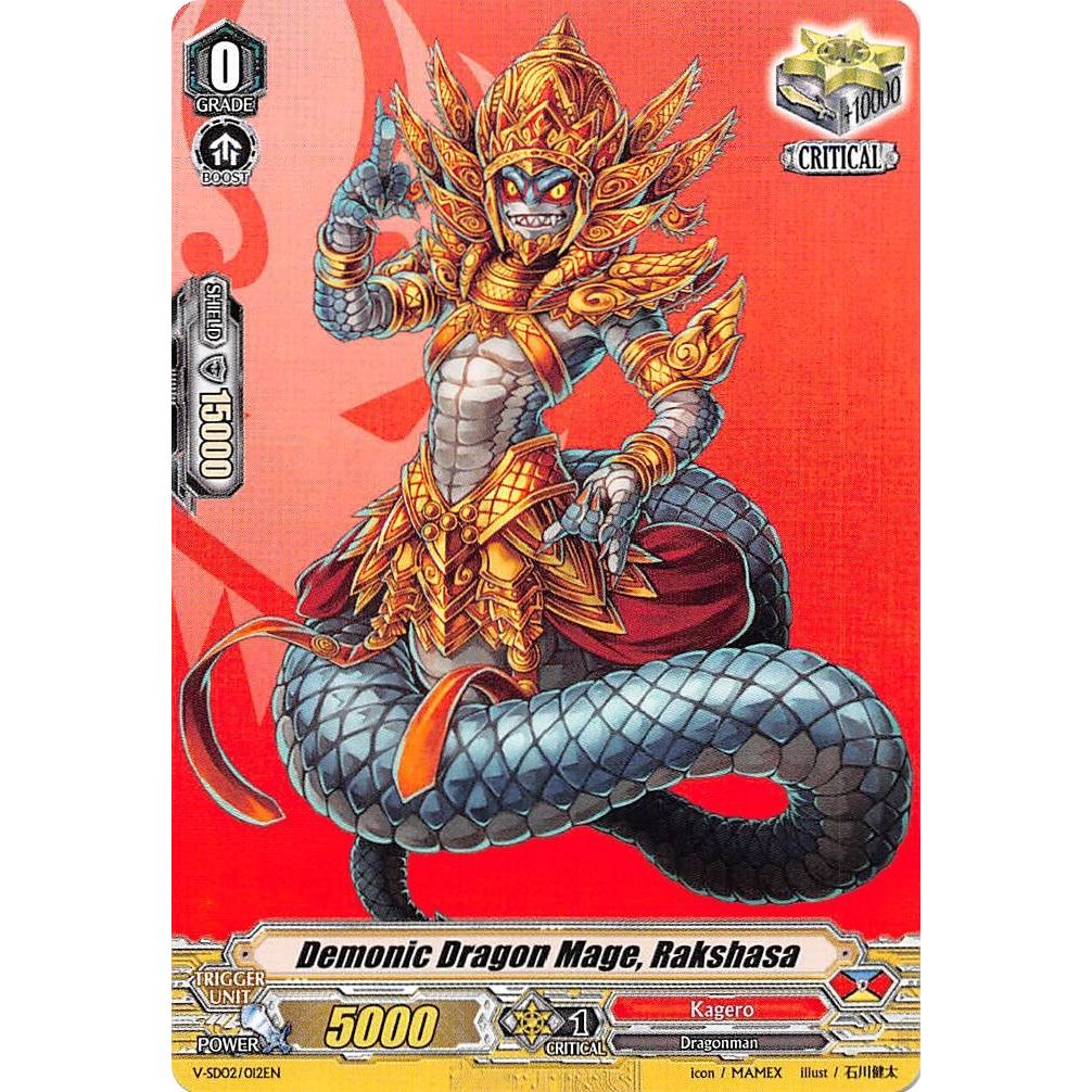 Image for Demonic Dragon Mage, Rakshasa (V-SD02/012EN) (V-SD02) - Cardfight Vanguard