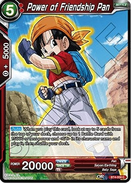 Image for Power of Friendship Pan (BT4-009) (DBS-B04) - Dragon Ball Super: Masters