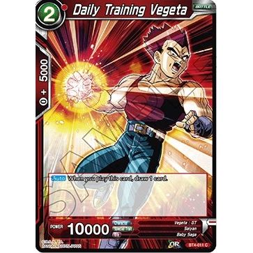 Image for Daily Training Vegeta (BT4-011) (DBS-B04) - Dragon Ball Super: Masters