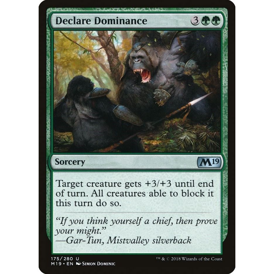 Image for Declare Dominance (175) (M19) - Magic: The Gathering
