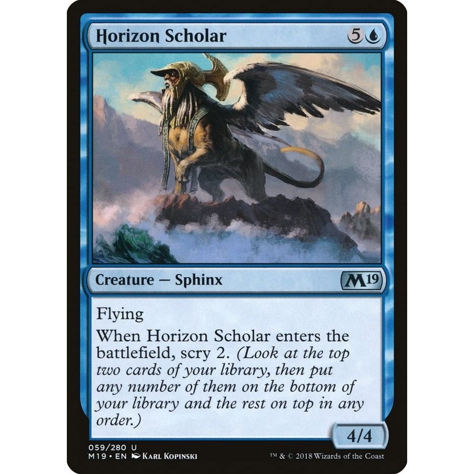 Image for Horizon Scholar (59) (M19) - Magic: The Gathering