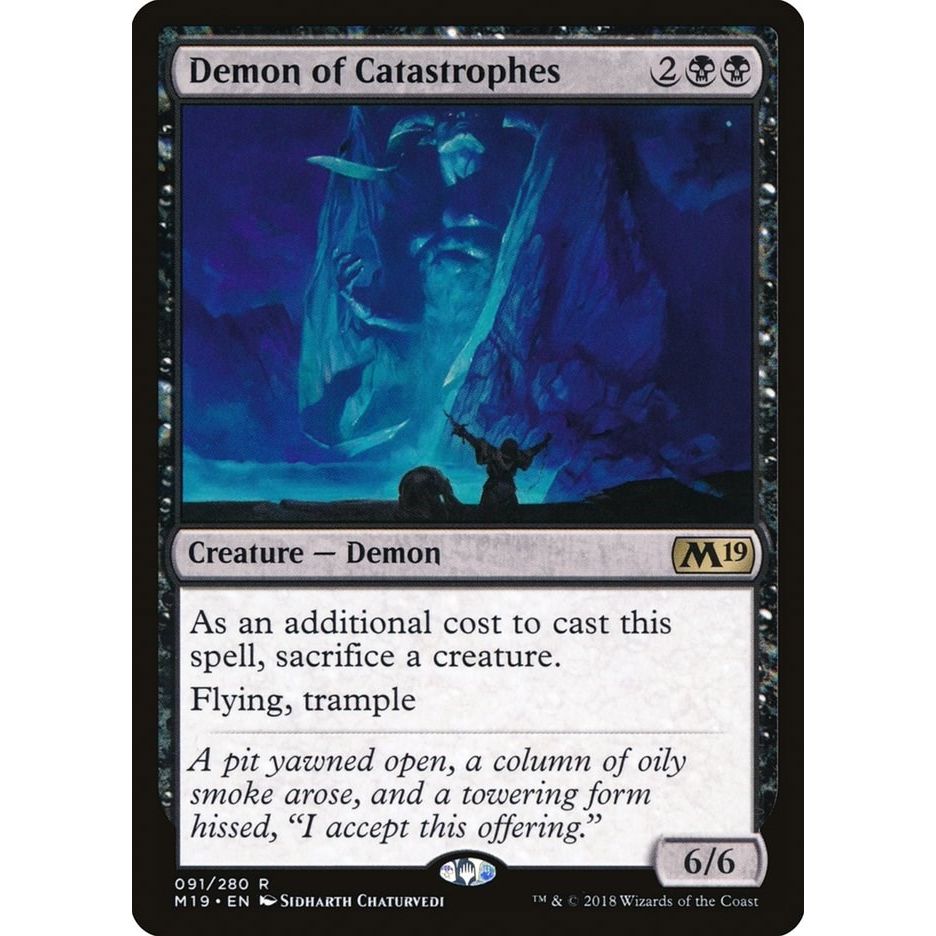 Image for Demon of Catastrophes (91) (M19) - Magic: The Gathering